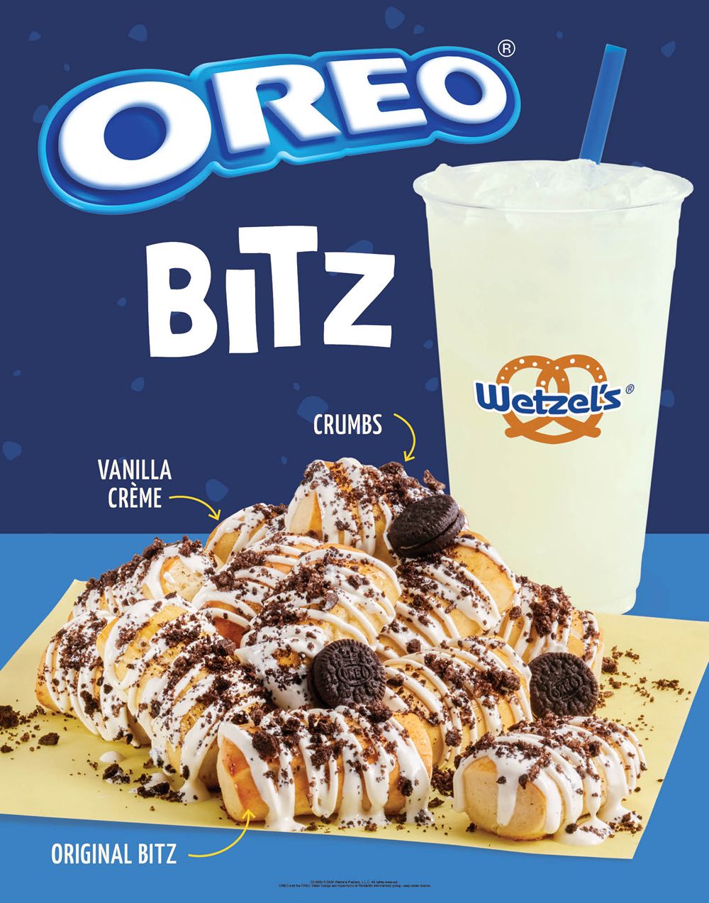 Wetzel's Pretzels Goes Full Cookies-and-Cream With New OREO Bitz