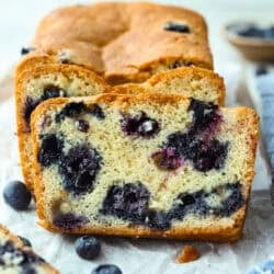5 Component Blueberry Bread