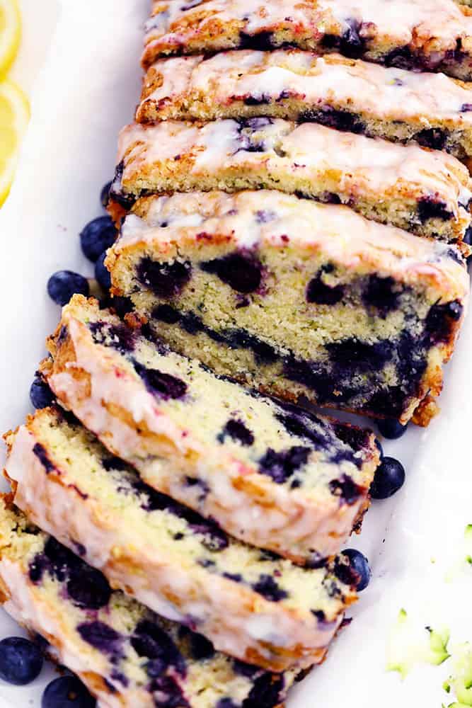 5 Component Blueberry Bread