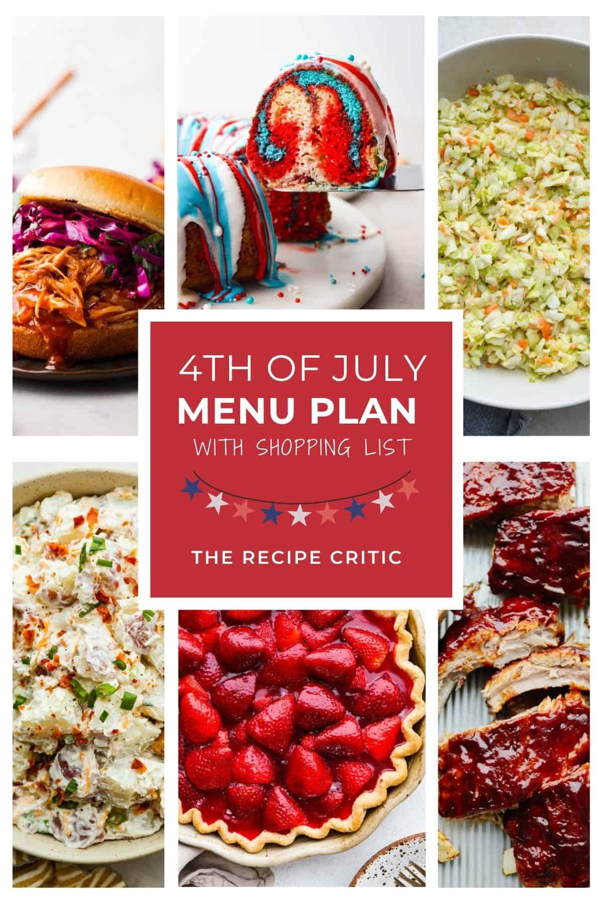 Fourth of July Food Selection Strategy