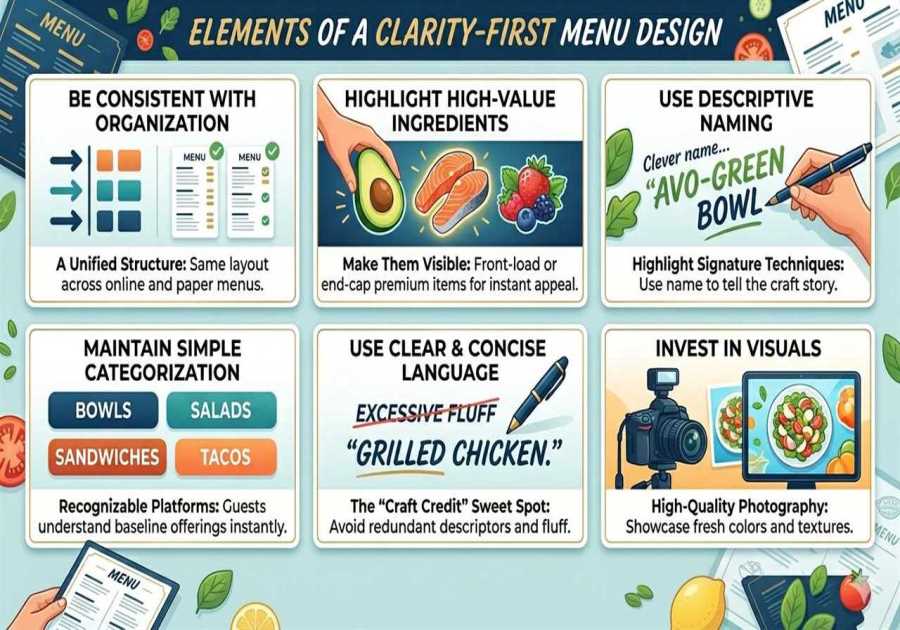 Clarity-First Menus Build Guest Trust