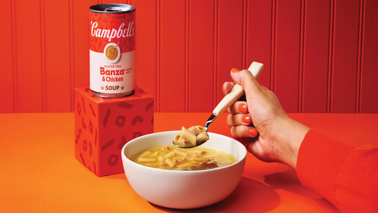 Campbell's launches gluten-free hen noodle soup in partnership with Banza