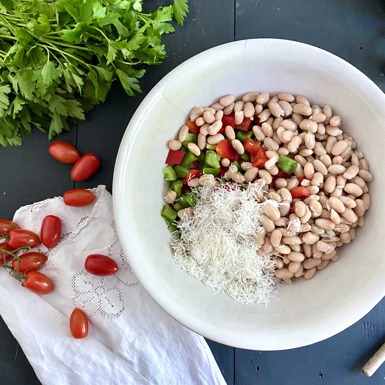 Marinated White Beans: A Cold Vegetarian Summer Season Salad Fit for a Vacation Heatwave