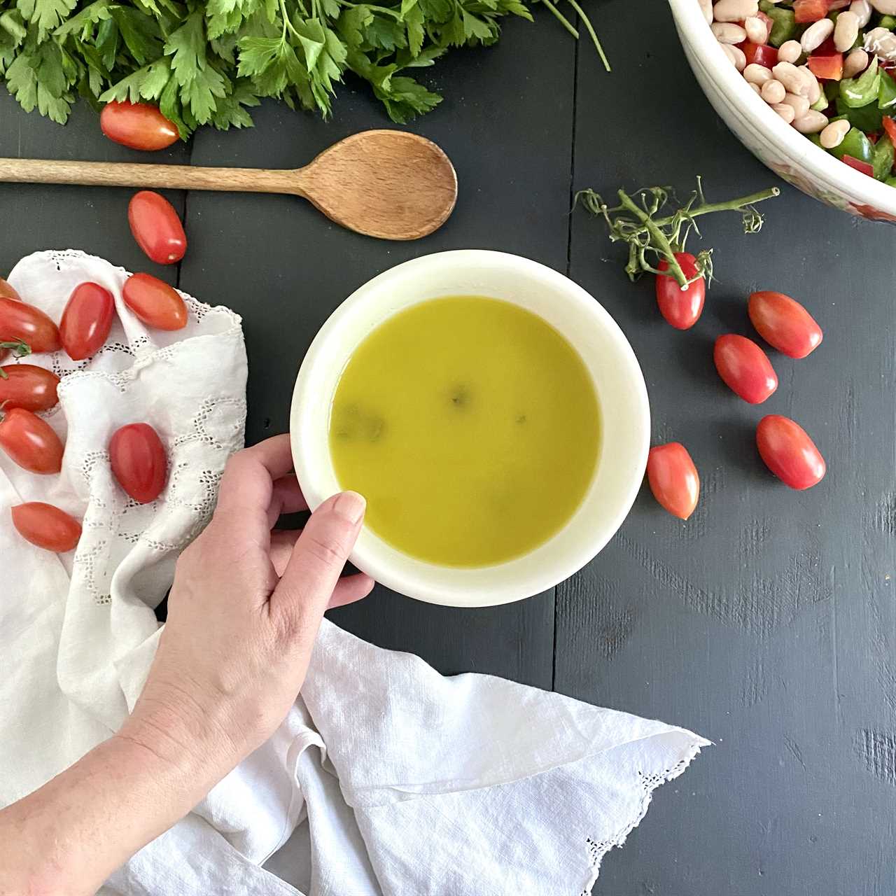 Marinated White Beans: A Cold Vegetarian Summer Season Salad Fit for a Vacation Heatwave