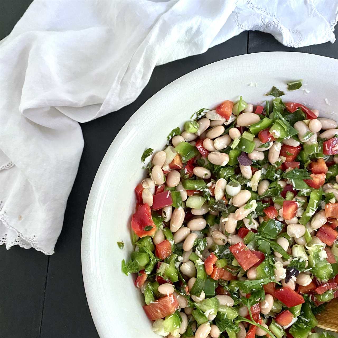 Marinated White Beans: A Cold Vegetarian Summer Season Salad Fit for a Vacation Heatwave