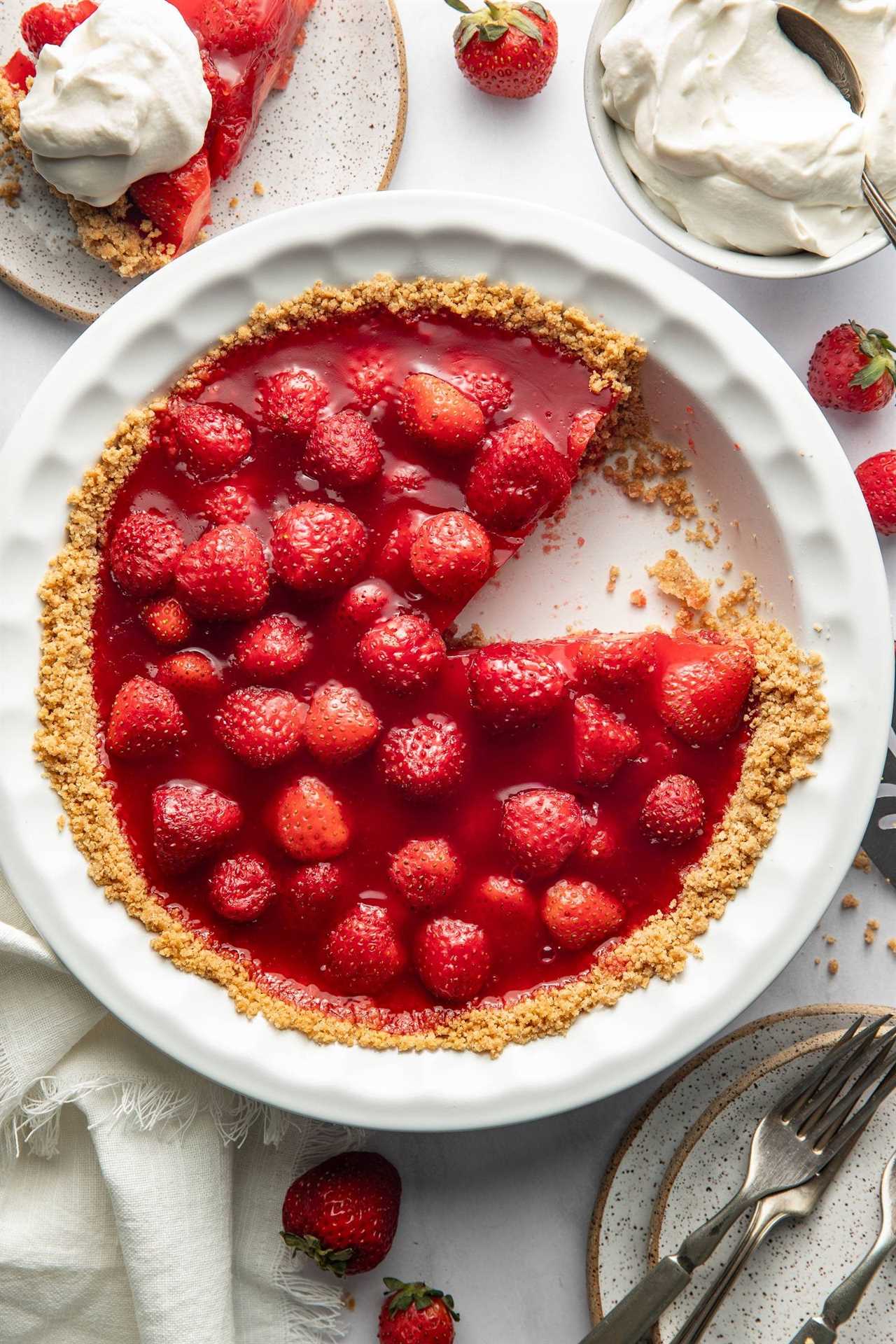 Strawberry pie.