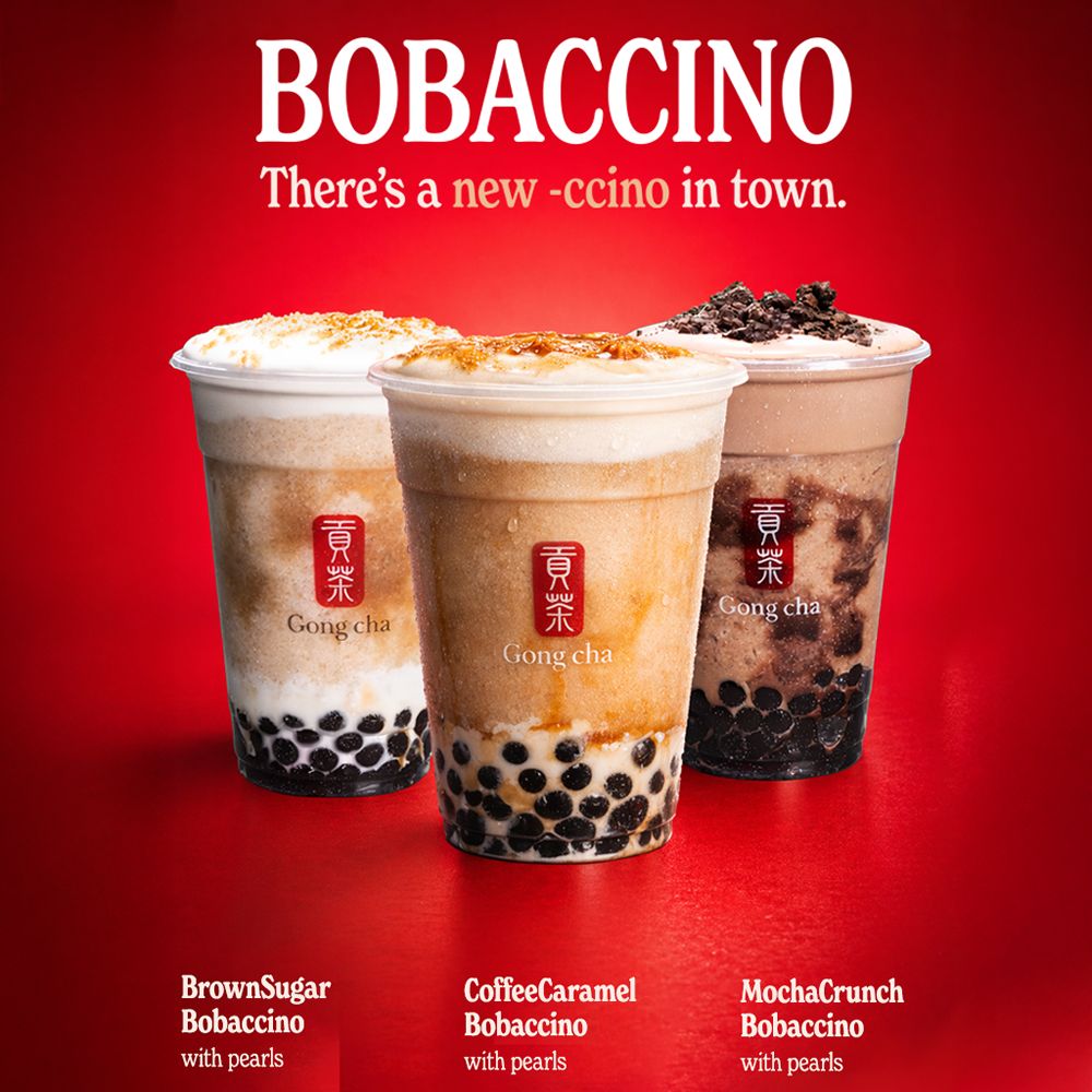 Gong cha Blends Up Summer with NEW Bobaccinos