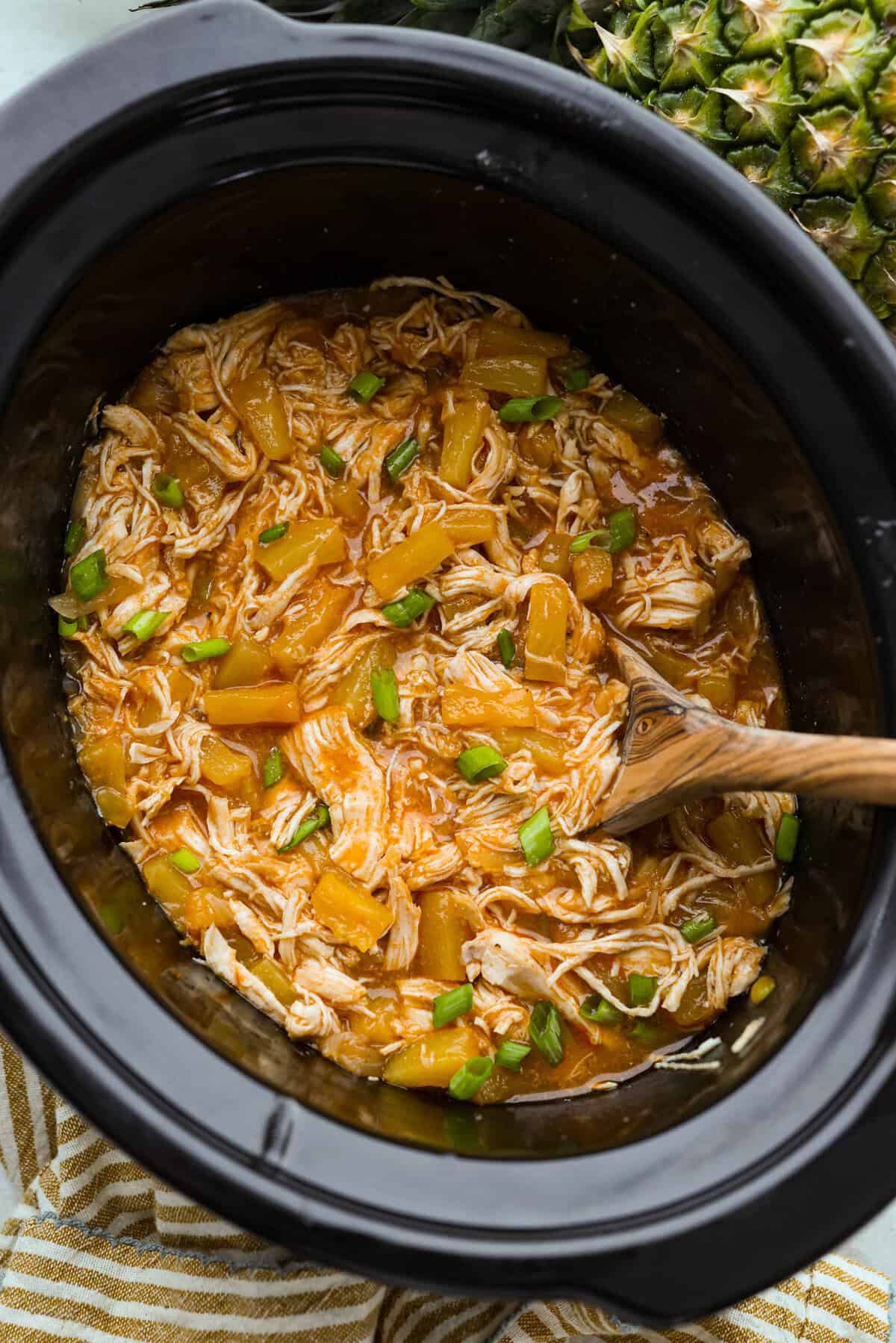 Slow Cooker Aloha Chicken