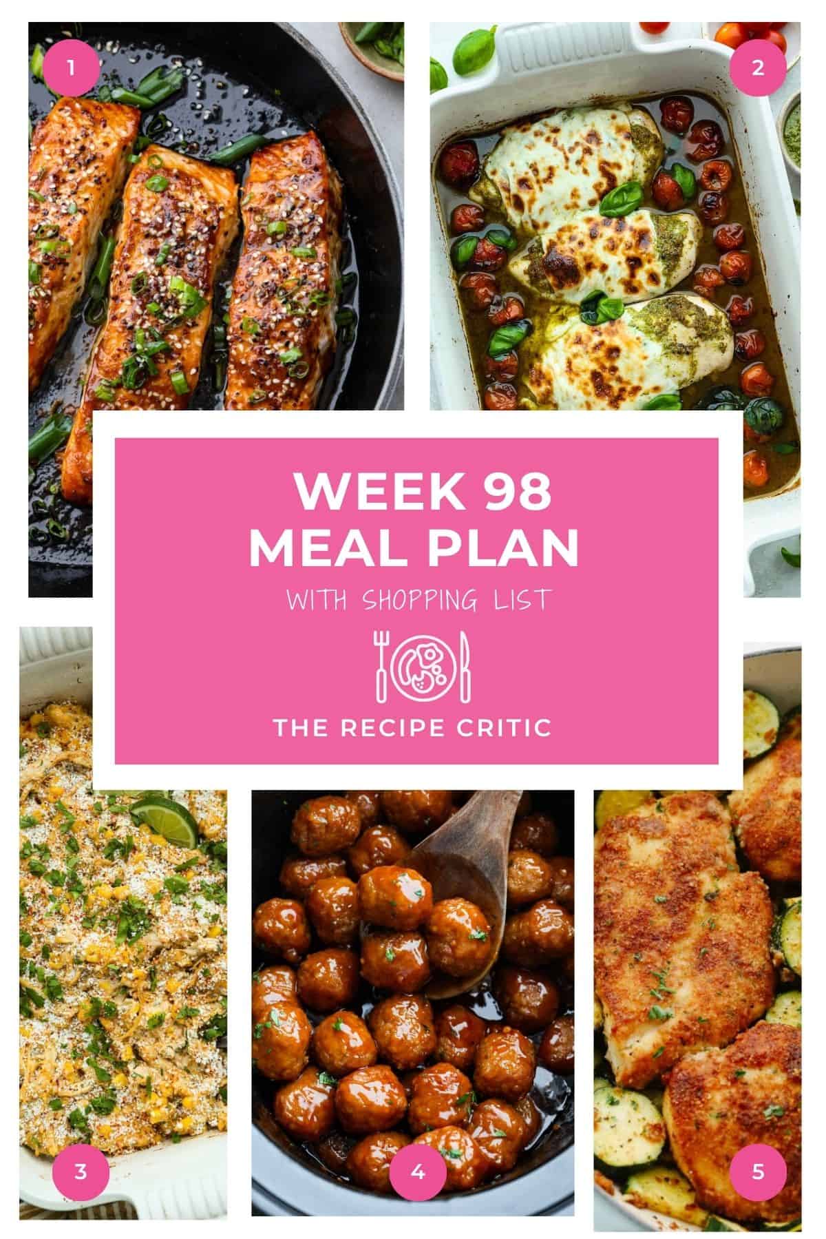 Weekly Meal Strategy # 98.