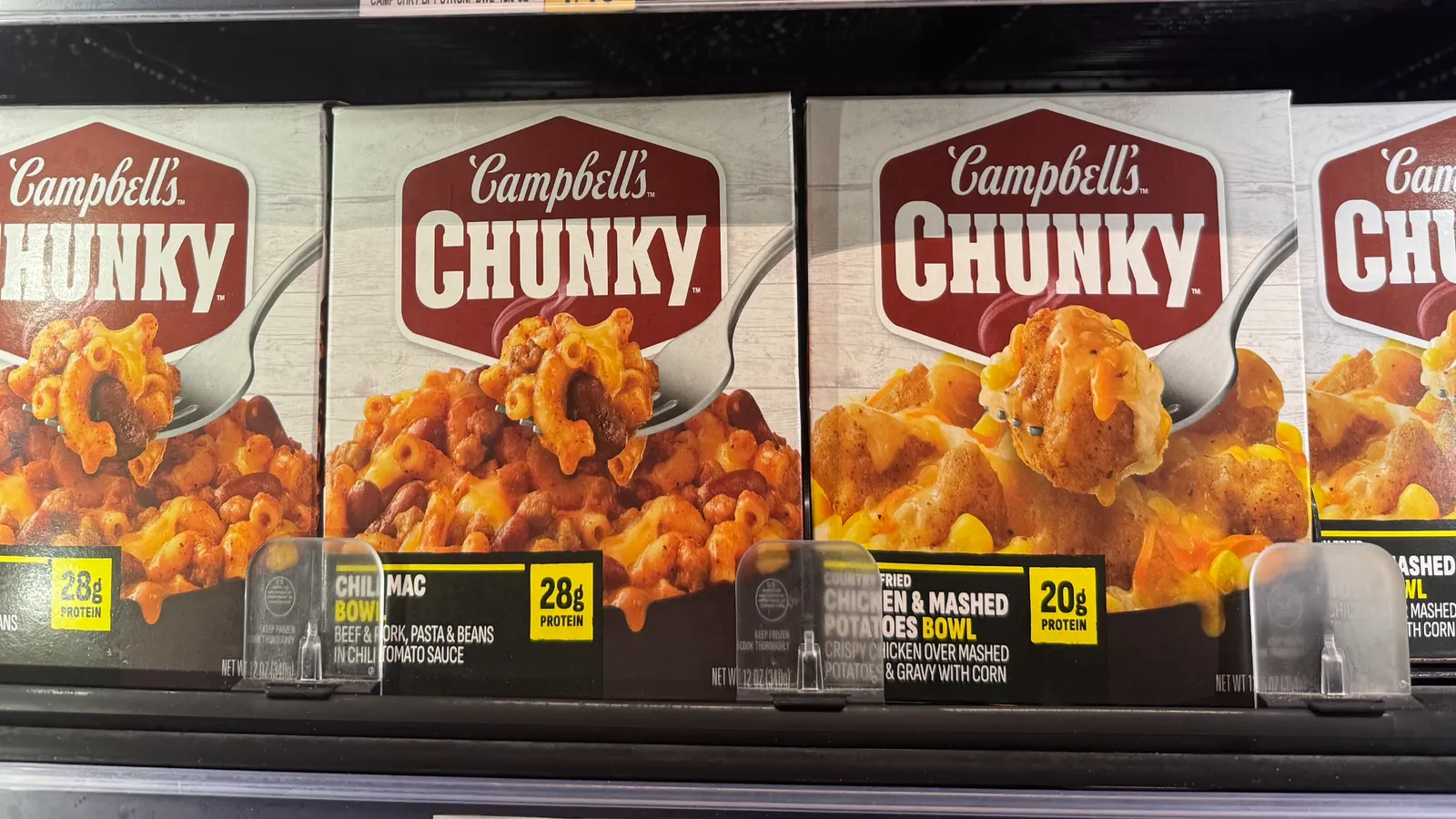 Campbell's Chunky Soup increases right into icy dishes