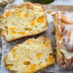 Glazed Peach Bread