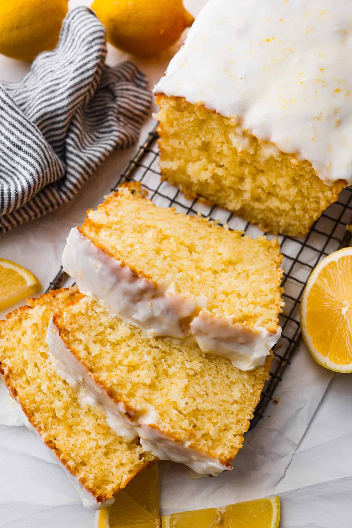 Glazed Peach Bread