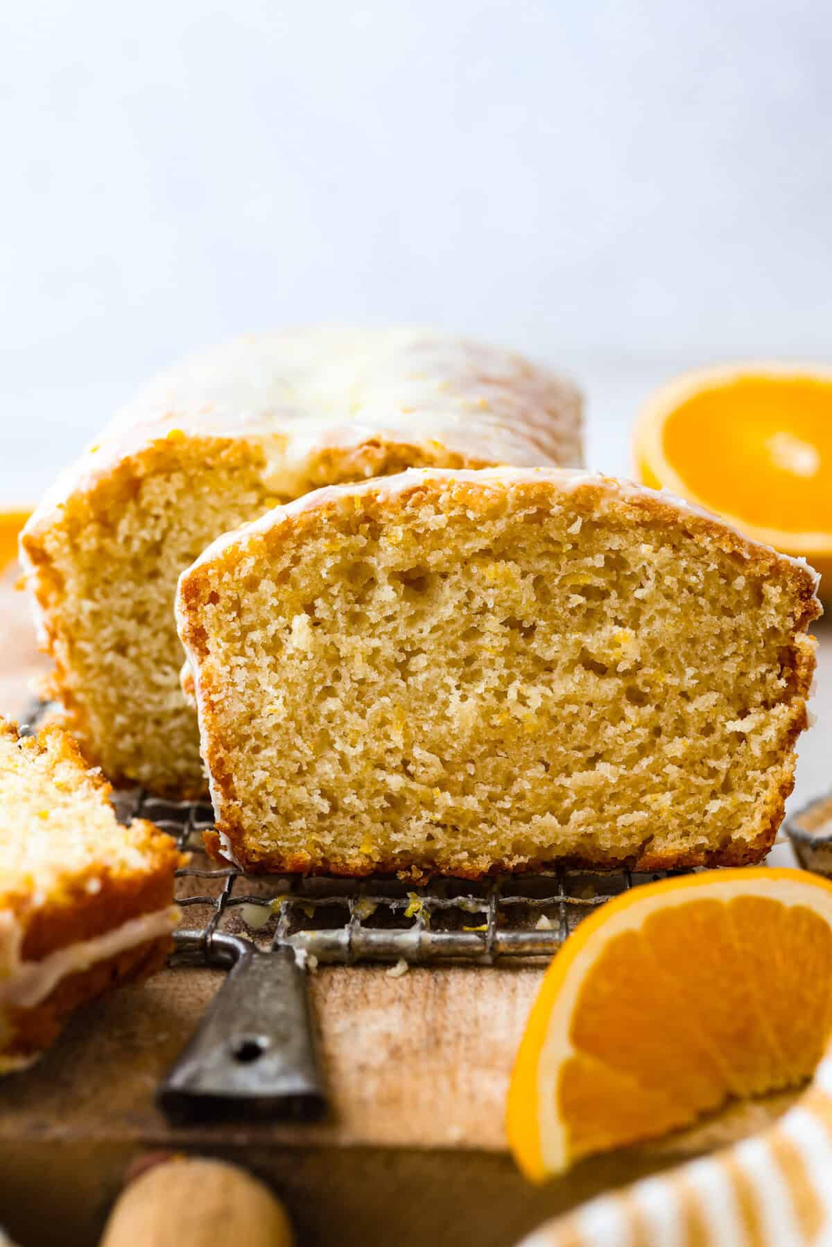 Glazed Peach Bread