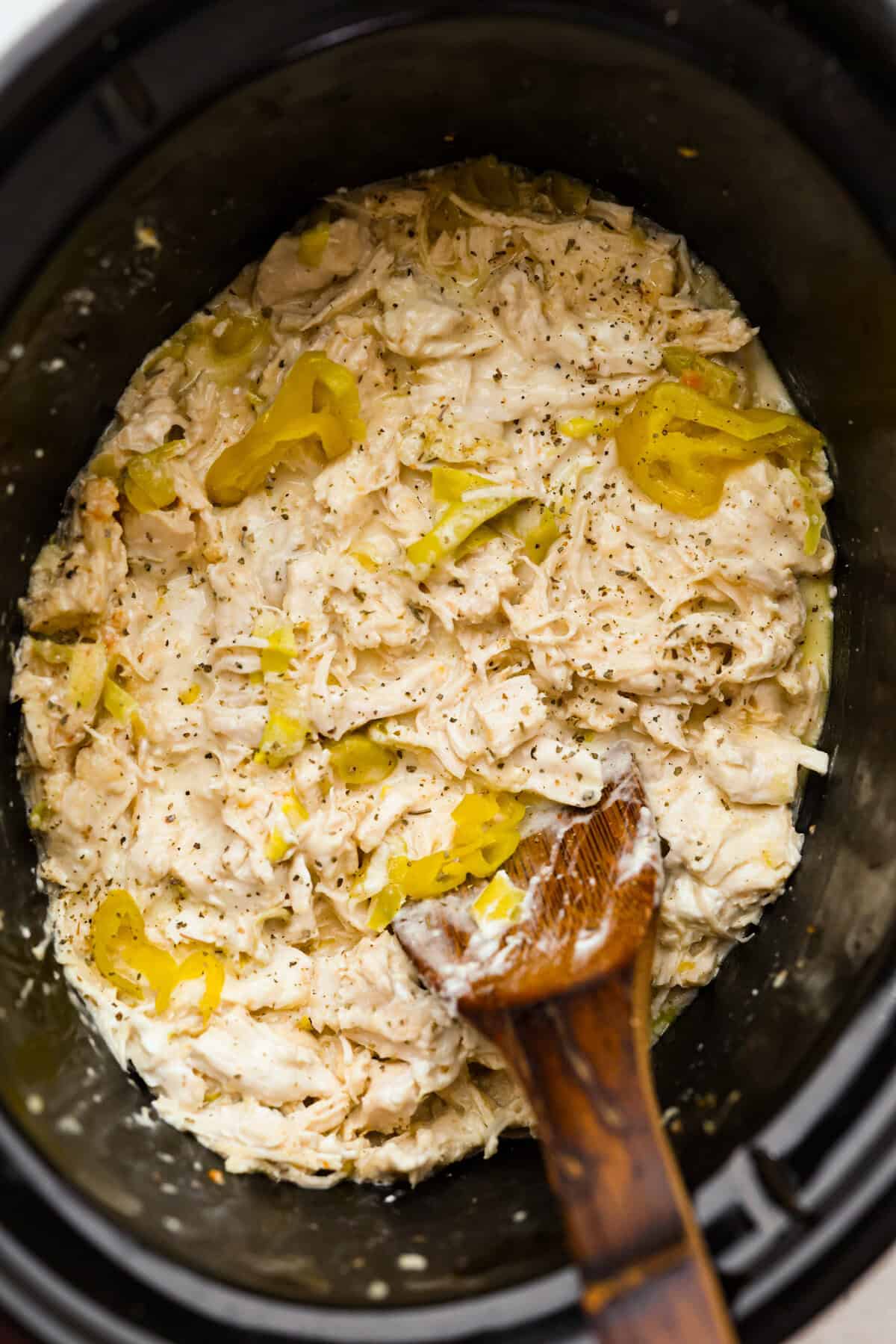 Crockpot Italian Grinder Chicken