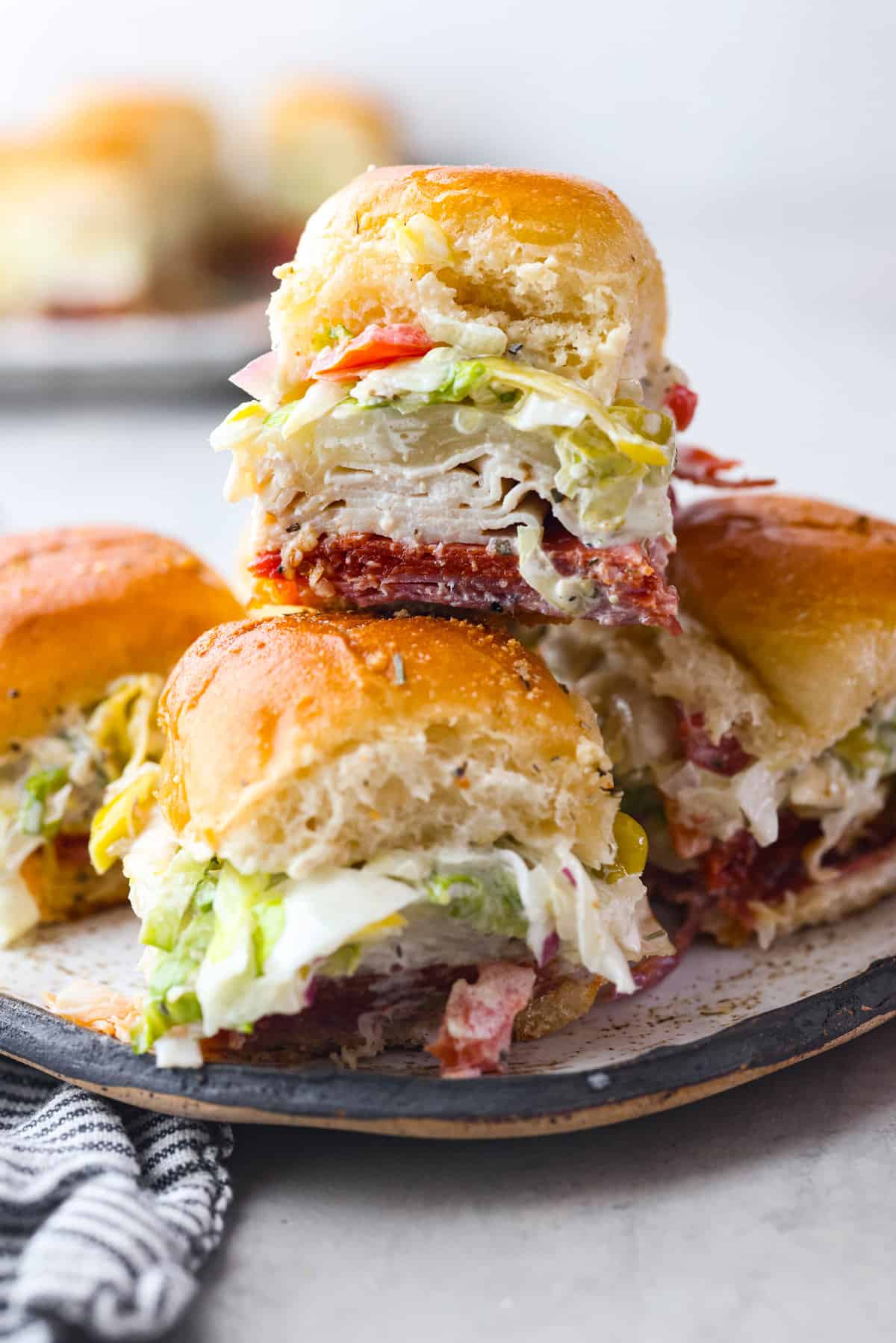Crockpot Italian Grinder Chicken