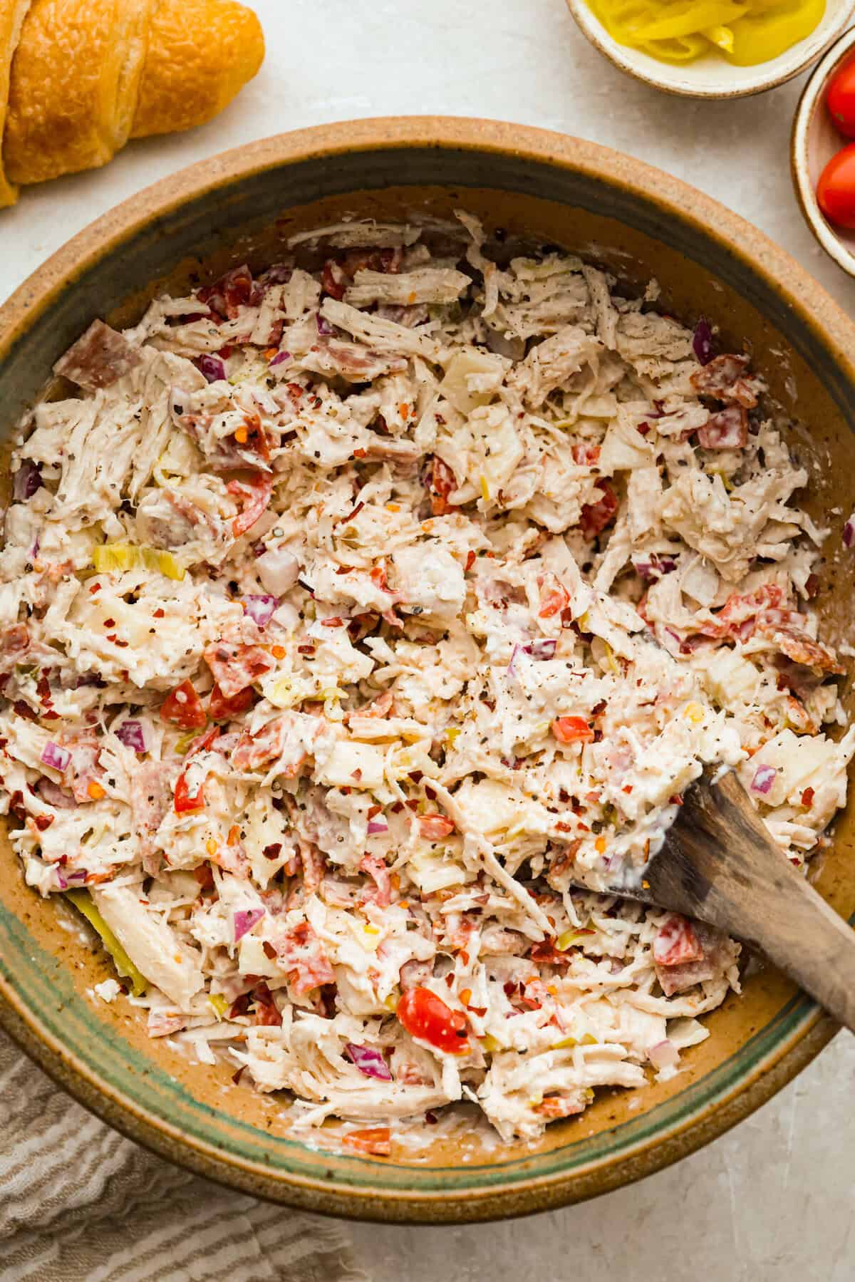 Crockpot Italian Grinder Chicken
