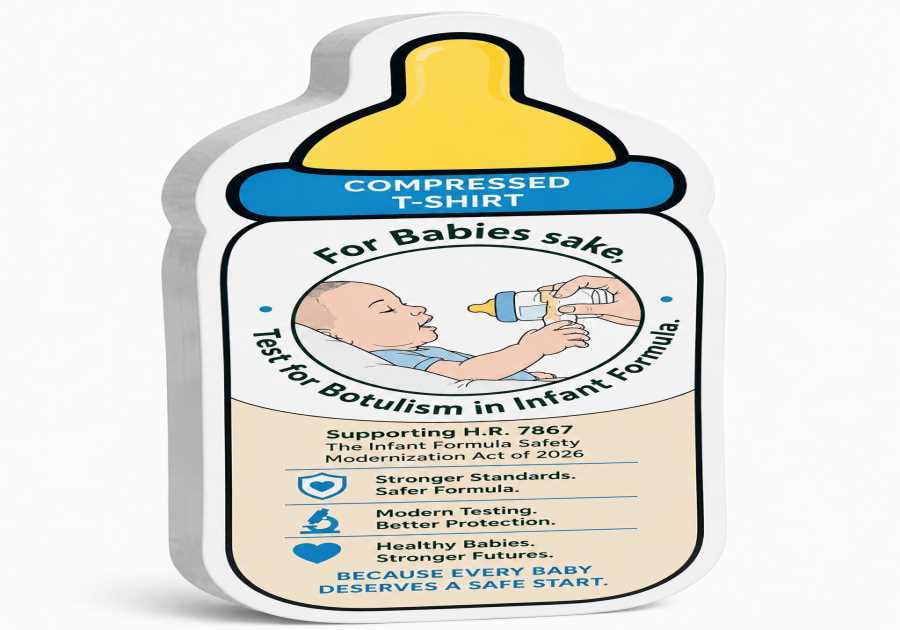Publisher's System: The Tee Shirts Showed up. Every one of Them State: Test Baby Formula for Botulism.