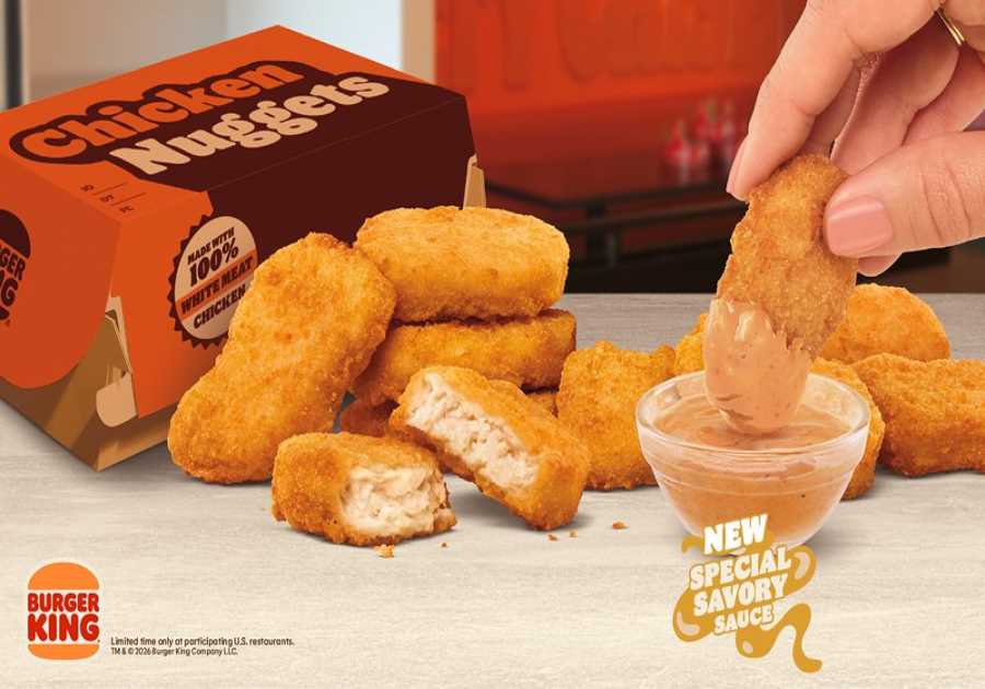 Hamburger King Introduces Latest Innovation Influenced by Visitor Responses-- New Chicken Nuggets and Sauces
