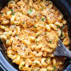 Crockpot Creamy Hen Pasta