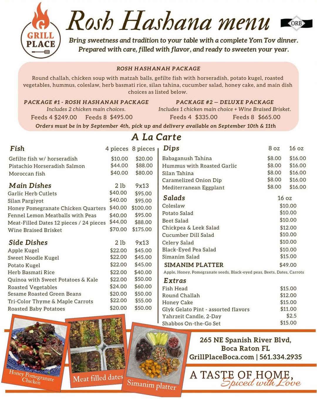 HOLIDAY MENUS
