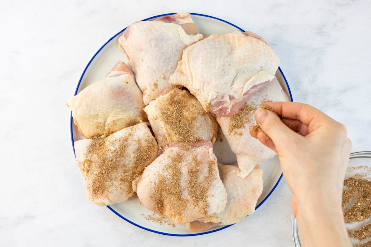 Crispy Baked Hen Thighs