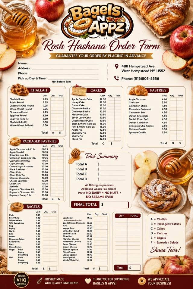 Holiday Menus