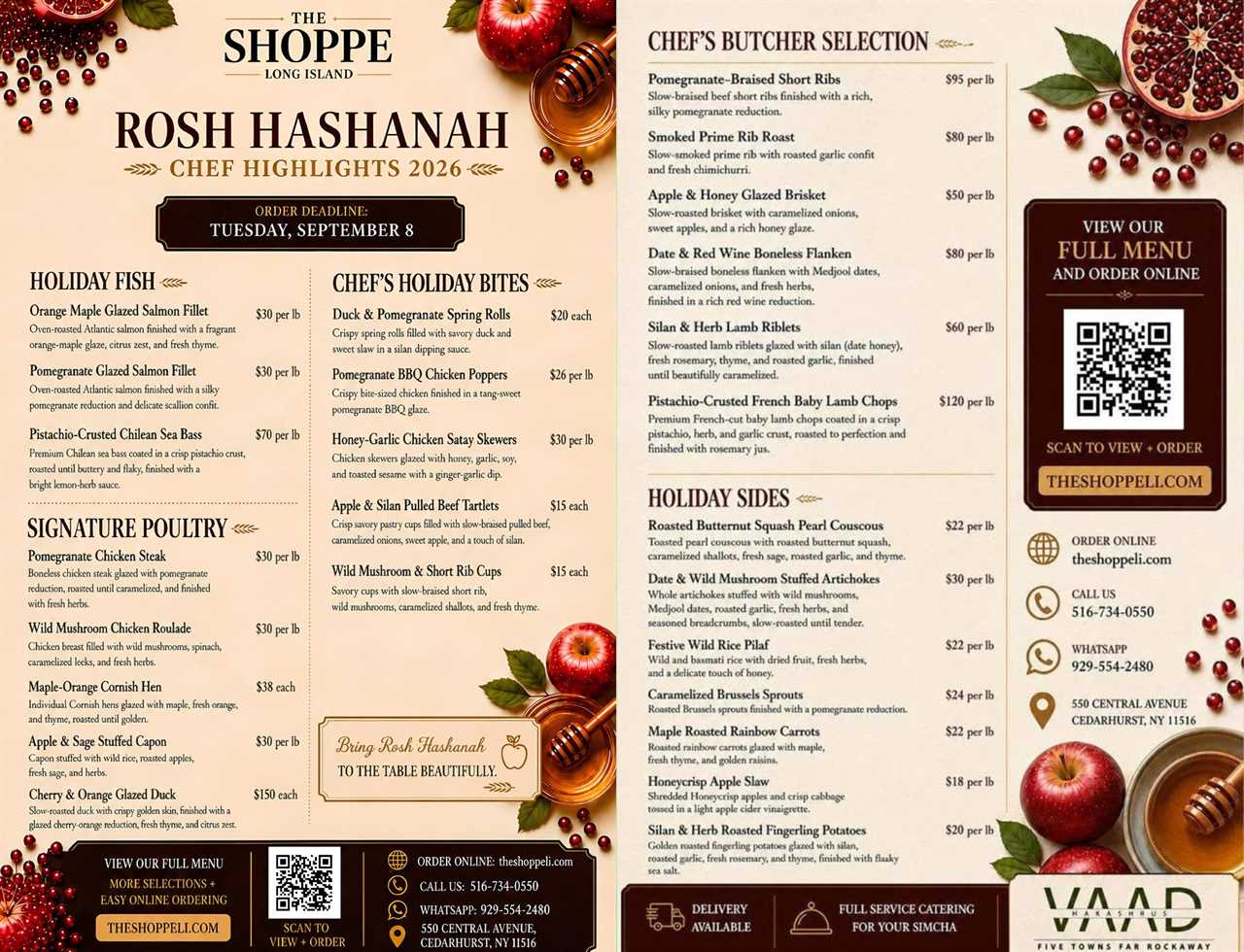 Holiday Menus