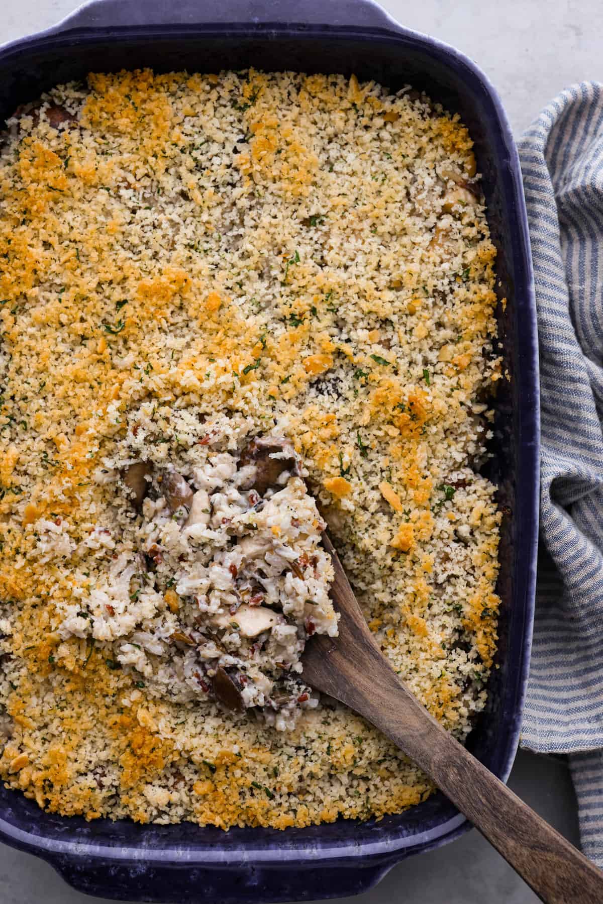 French Onion Hen and Rice Casserole