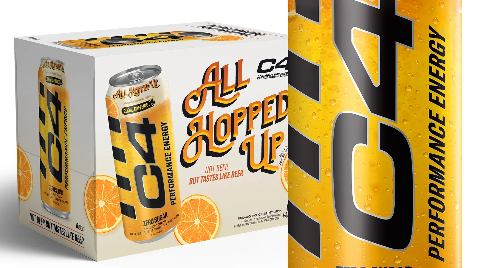 C4 launches beer-flavored energy drink
