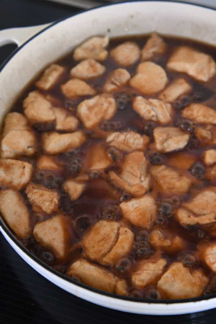 Skillet Bourbon Hen