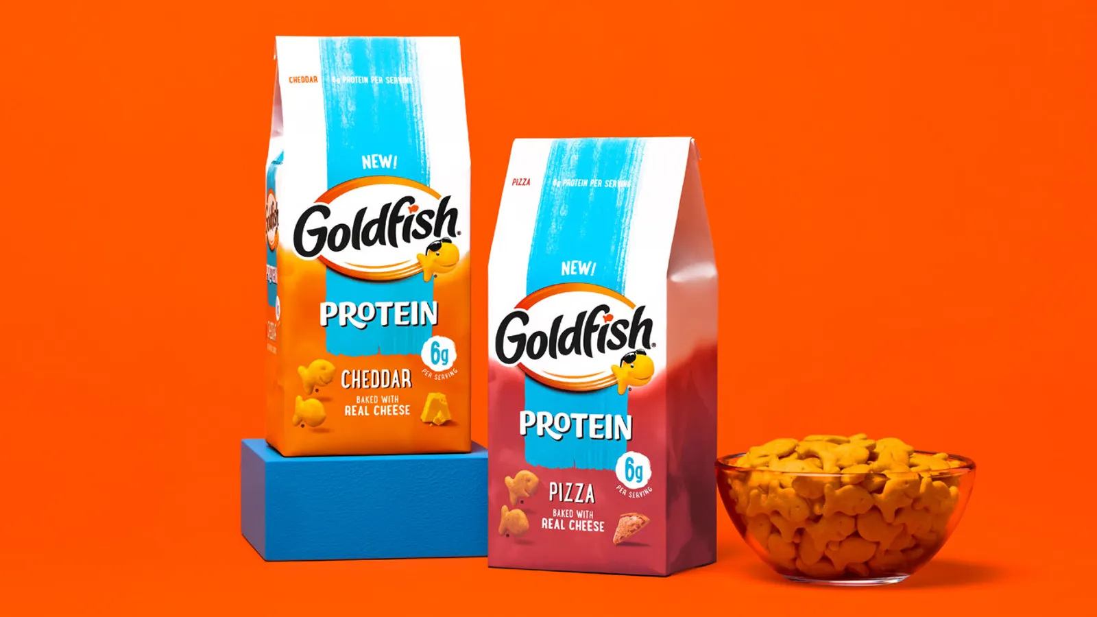 Goldfish studies healthy protein with brand-new cracker
