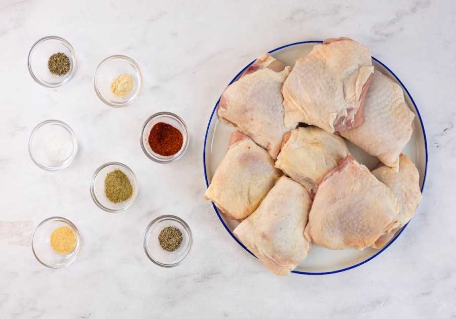 Crispy Baked Hen Thighs