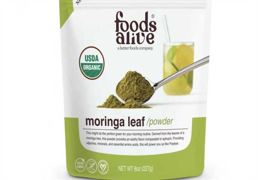 Foods Alive moringa powder remembered because of Salmonella contamination