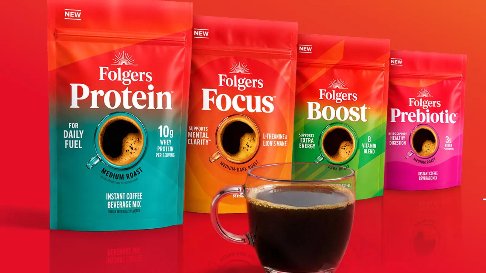 Folgers introduces useful coffee line featuring protein, fiber