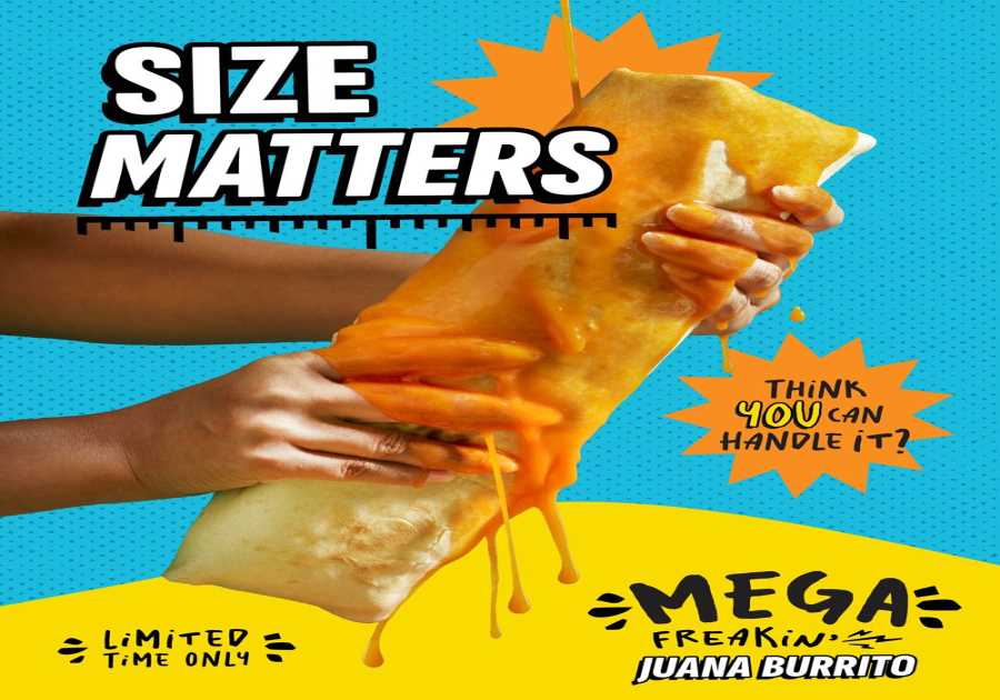 The Mega-Freakin'- Juana Burrito Redefines Dimension at Tijuana Flats