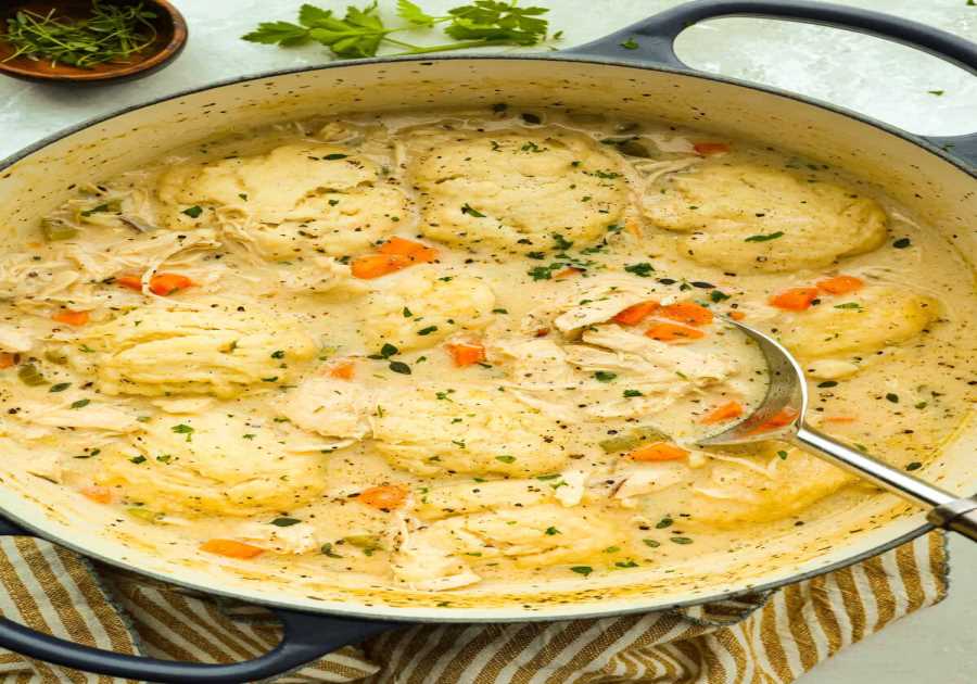 Hen and Dumpling Soup