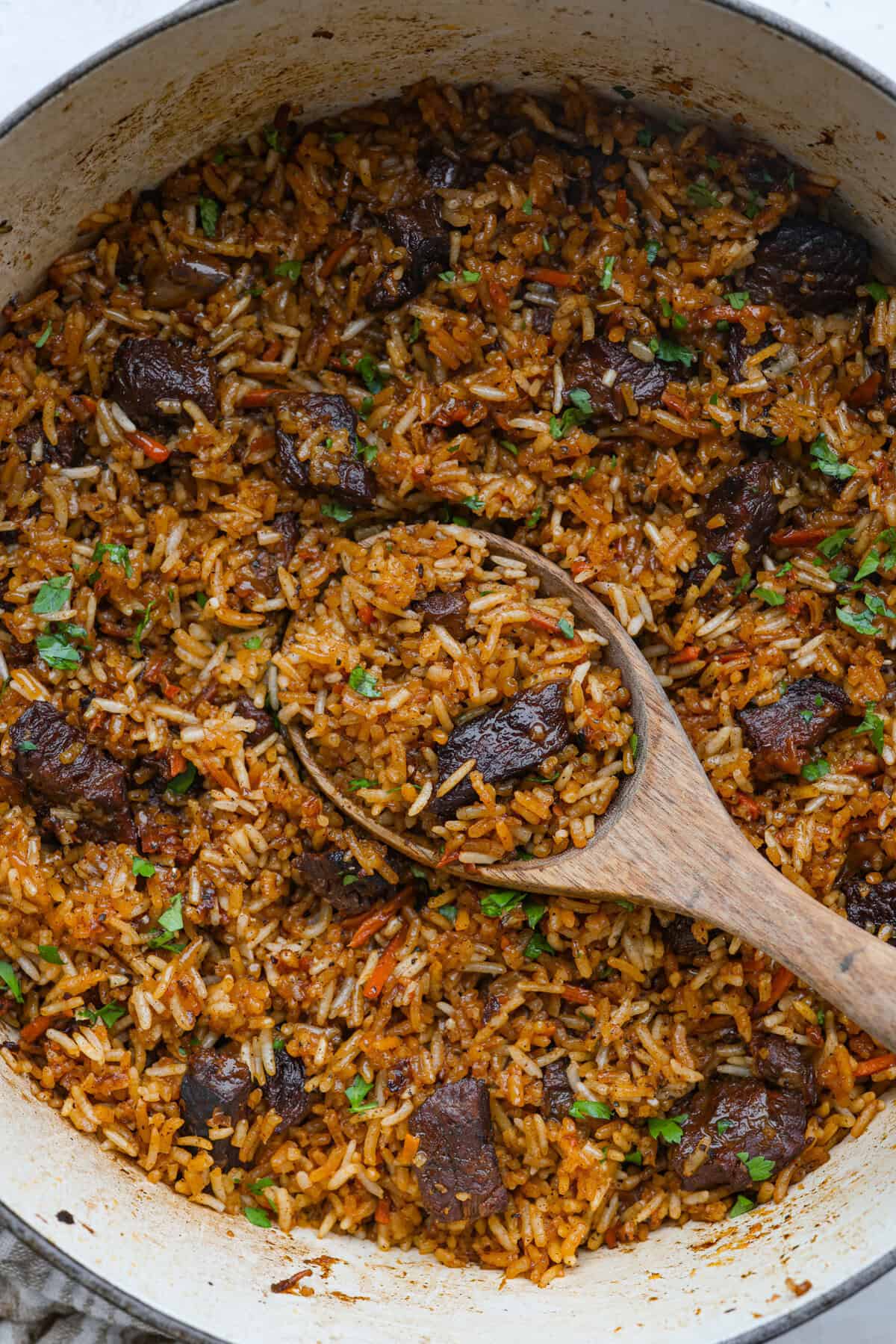 One Pot Beef and Rice