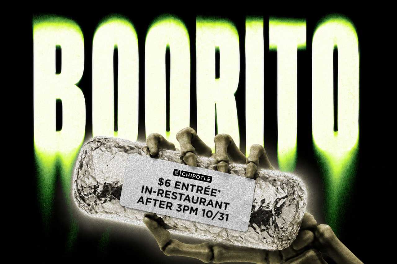 Boorito Returns: Chipotle To Offer $6 Entrees on Halloween 2026
