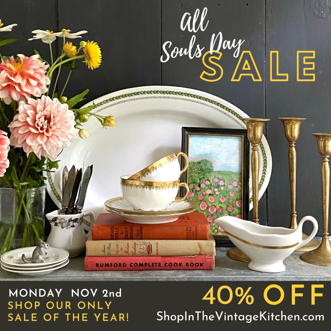 It's Below! Our Annual All Souls Day Sale is Monday, November 2nd!