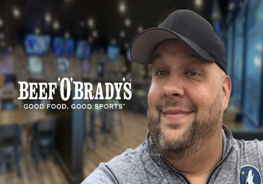 Beef 'O' Brady's Labels Andover, MN Franchisee Bradley Dethmers 2026 Franchisee of the Year